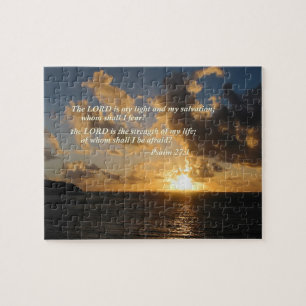 Psalm 27 1 The Lord Is My Light Jigsaw Puzzle