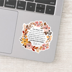 Psalm 27:4 One Thing I Ask