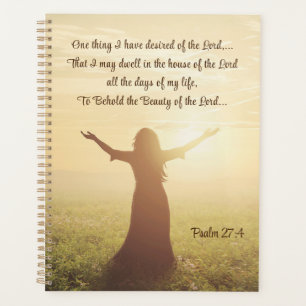 Psalm 27:4 One Thing I Desired of the Lord Bible Planner