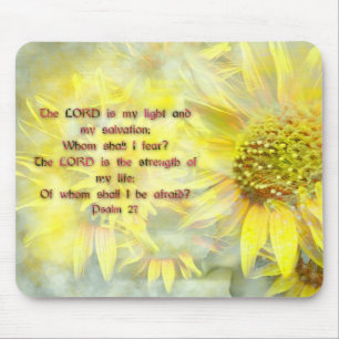Psalm 27 mouse pad