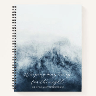 Psalm 30:5 Bible Study Custom  Notebook