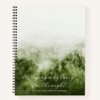 Psalm 30:5 Bible Study Custom  Notebook