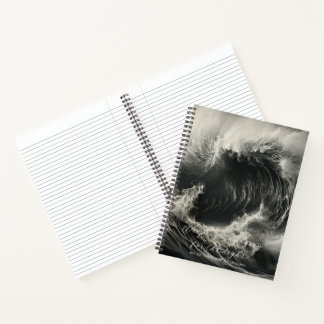 Psalm 30:5 Bible Study Roaring Waves Custom Notebook