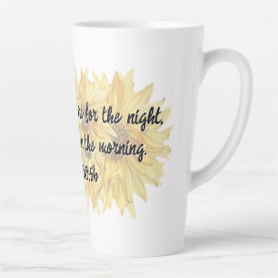 Psalm 30:5b latte mug