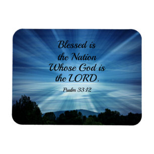 Psalm 33:12 Blessed is the nation whose God is the Magnet