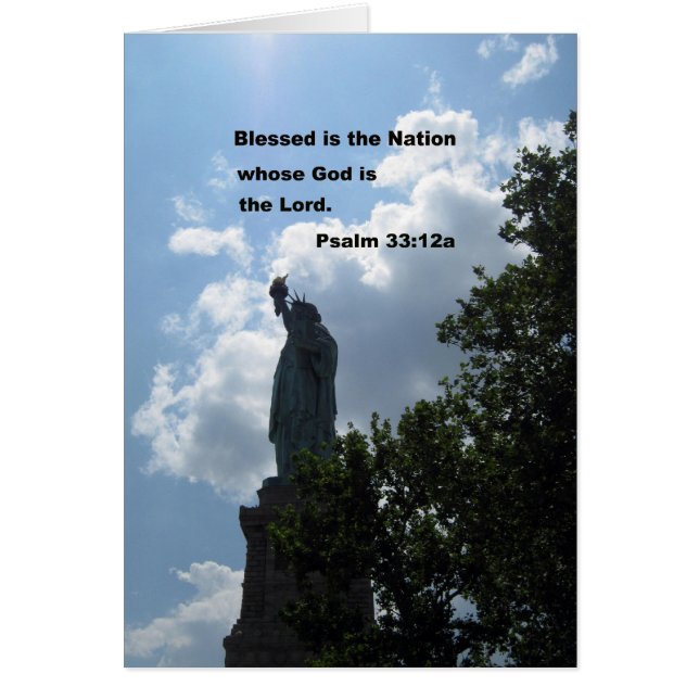 Psalm 33:12a (Front)