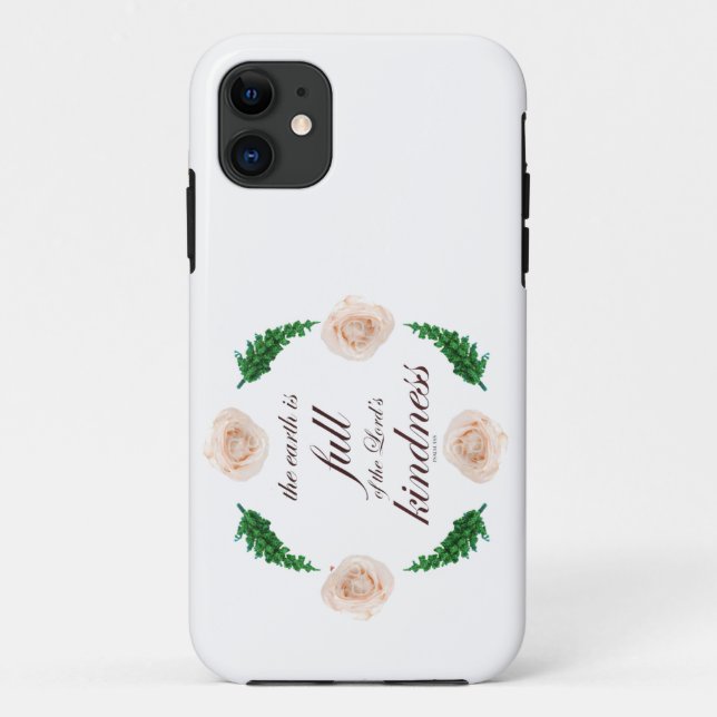 psalm 33 full kindness Case-Mate iPhone case (Back)
