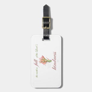 psalm 33 full kindness luggage tag
