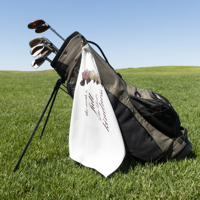 Psalm 33 golf towel (Green)