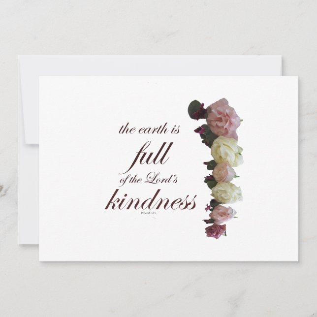 Psalm 33 invitation (Front)