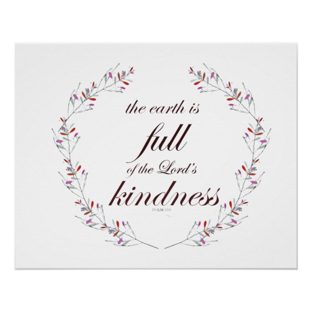 Psalm 33 poster (Front)