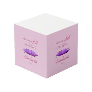 psalm 33 purple lotus kindness cube