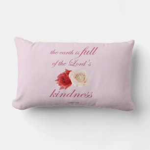 Psalm 33 – "The Earth is Full of Lord’s Kindness Lumbar Cushion