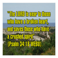 Psalm 34:18 WEBU