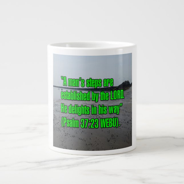 Psalm 37:23 WEBU Mug (Front)