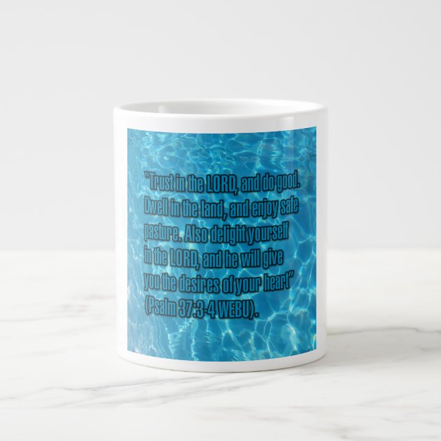 Psalm 37:3-4 WEBU Mug (Front)