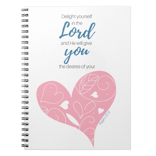 Psalm 37:4 Scripture Journal (Front)