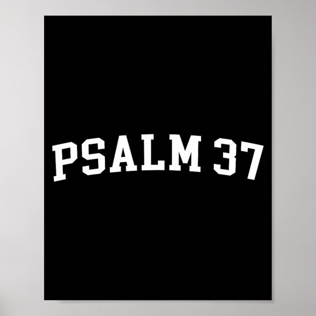 Psalm 37  poster (Front)
