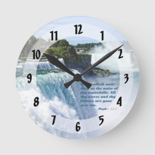 Psalm 42:7 round clock