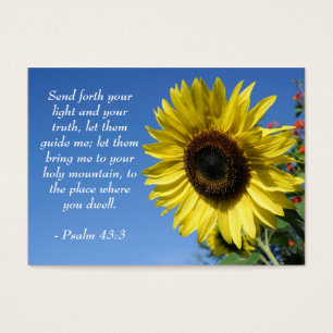 Psalm 43 - Inspirational Quotes - Wallet Card