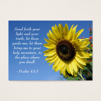 Psalm 43 - Inspirational Quotes - Wallet Card