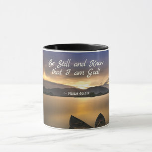 Psalm 46:10 Be Still and Know that I Am God Bible Mug