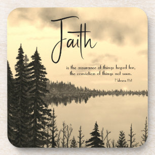 Psalm 46:10 Be Still and Know that I Am God Faith Coaster