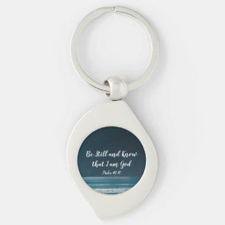 Psalm 46:10 Be Still and Know that I Am God Key Ring