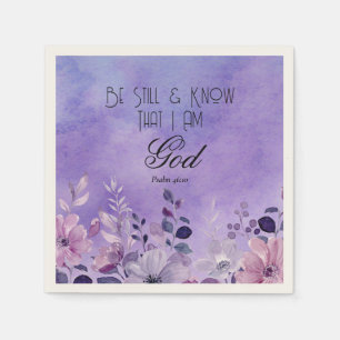 Psalm 46:10 Bible Verse Napkin