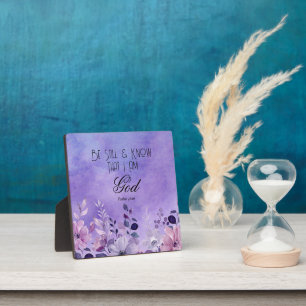 Psalm 46:10 Bible Verse Plaque