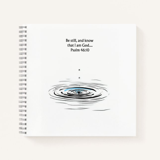 Psalm 46:10 Christian Journal | Scripture Notebook (Front)