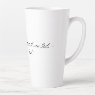 Psalm 46:10, Gift Latte Mug