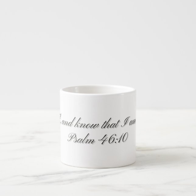 Psalm 46:10, Gift Specialty Mug (Front)