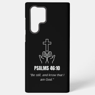 Psalm 46:10 KJV Bible Verse Scripture Minimalist Samsung Galaxy Case
