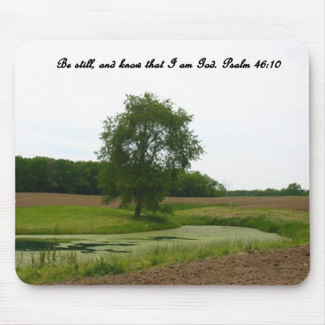 Psalm 46:10 Mouse Pad (Front)