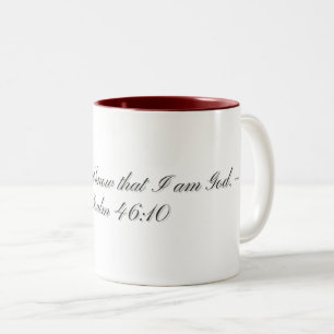 Psalm 46:10, Mug