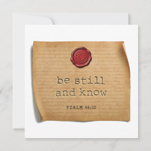 PSALM 46:10 - Personalised Notecard
