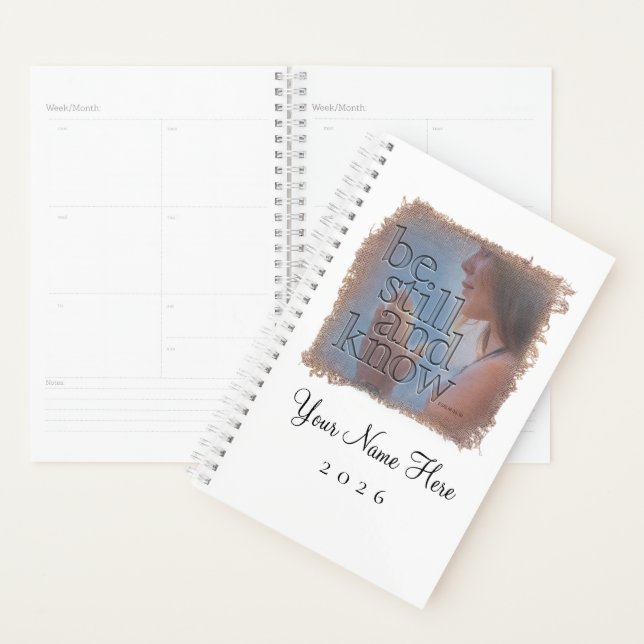 Psalm 46:10 - Personalized Day Planner (Display)