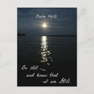 Psalm 46:10 postcard
