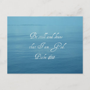 Psalm 46:10 postcard