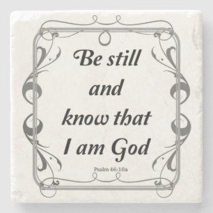 PSALM 46-10 STONE COASTER