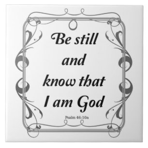 PSALM 46-10 TILE