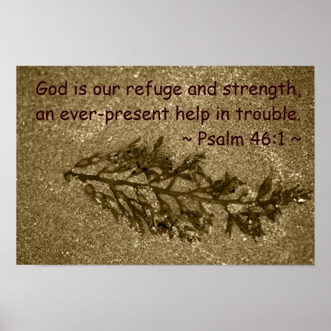 Psalm 46:1 poster (Front)