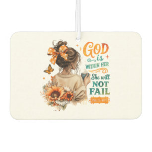 Psalm 46:5...  car air freshener