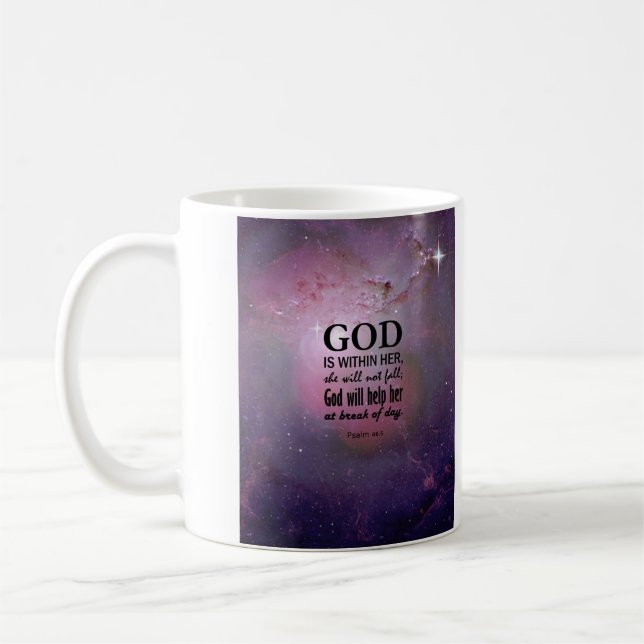 Psalm 46:5 coffee mug (Left)