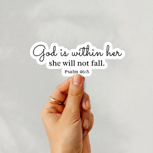 Psalm 46:5 God is within her