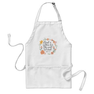 Psalm 46:5 God is within her she will not fall Standard Apron