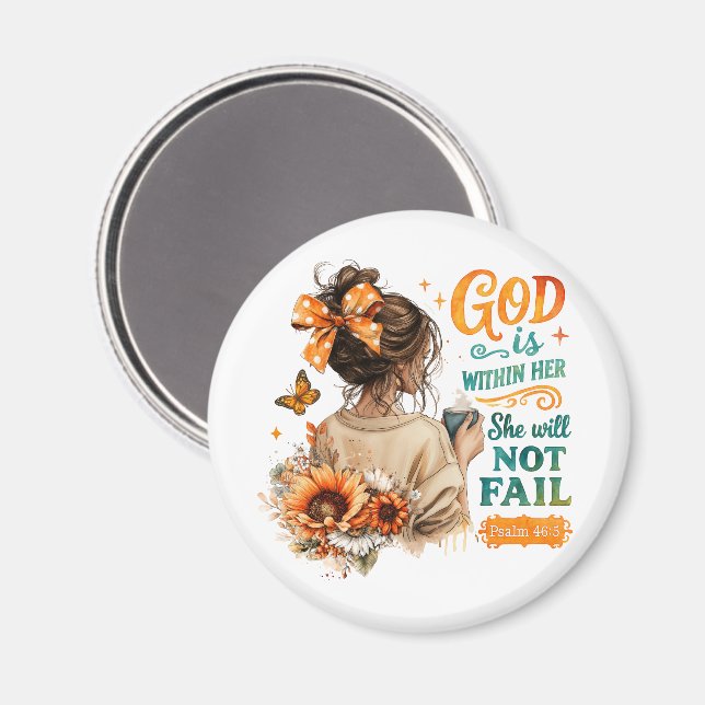 Psalm 46:5...  magnet (Front/Back)