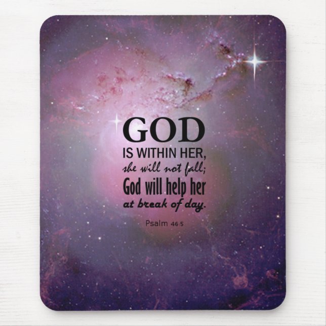 Psalm 46:5 mouse pad (Front)