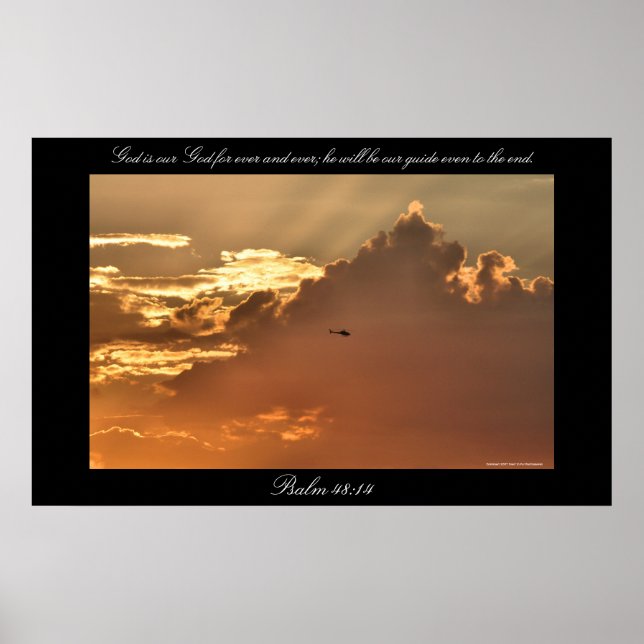 Psalm 48:14 poster (Front)